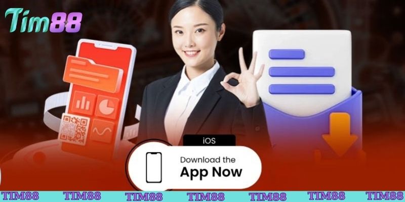 Thao tác tải Tim88 về iOS cực kỳ đơn giản